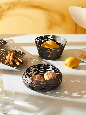 ALESSI | Ciotola rotonda Barket 21cm | schwarz